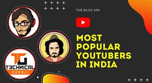 Most Popular YouTubers In India
