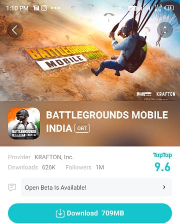 Battleground Mobile India Game Download